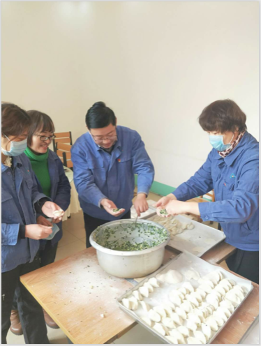 东郊热电公司开展 “欢喜迎新春,幸福饺子宴”活动
