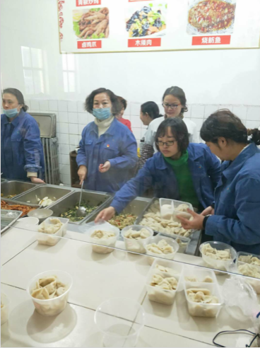 东郊热电公司开展 “欢喜迎新春,幸福饺子宴”活动