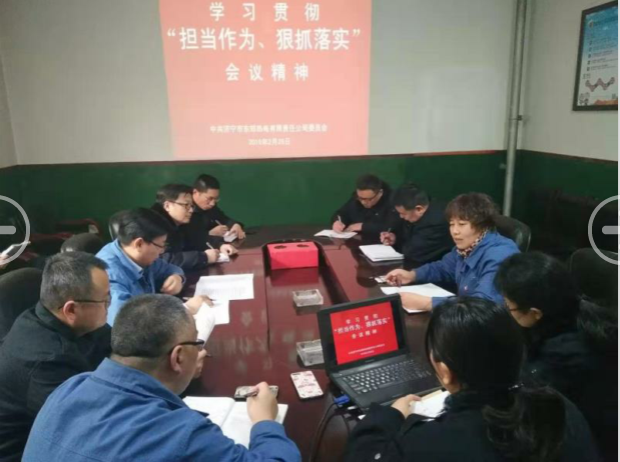 百舸争流 奋楫者先 --东郊热电公司党委学习贯彻“担当作为、狠抓落实”会议精神