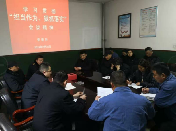 百舸争流 奋楫者先 --东郊热电公司党委学习贯彻“担当作为、狠抓落实”会议精神